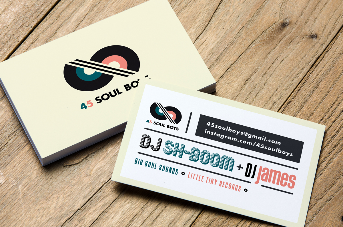 45 Soul Boy Business Cards