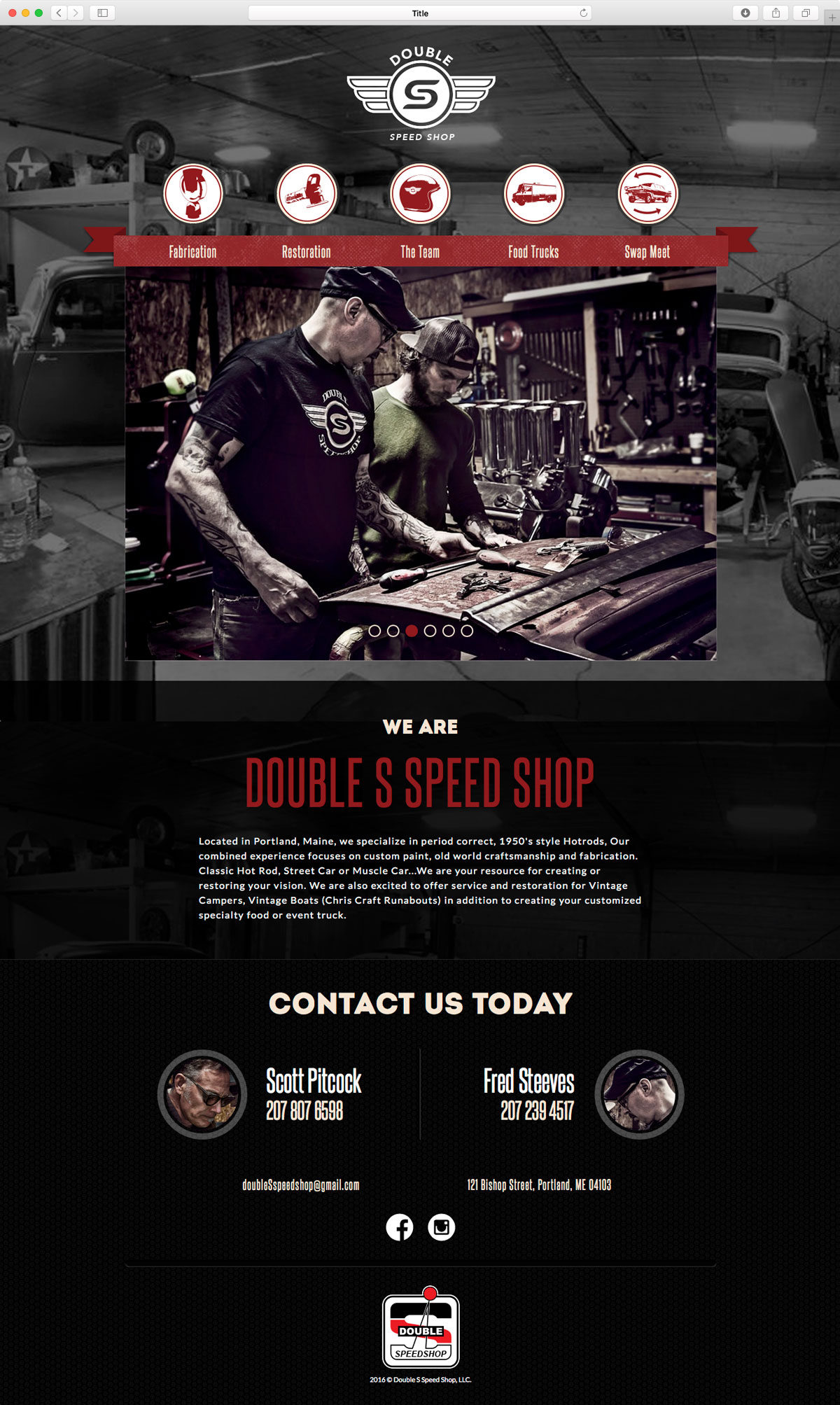 Double S Speedshop Homepage