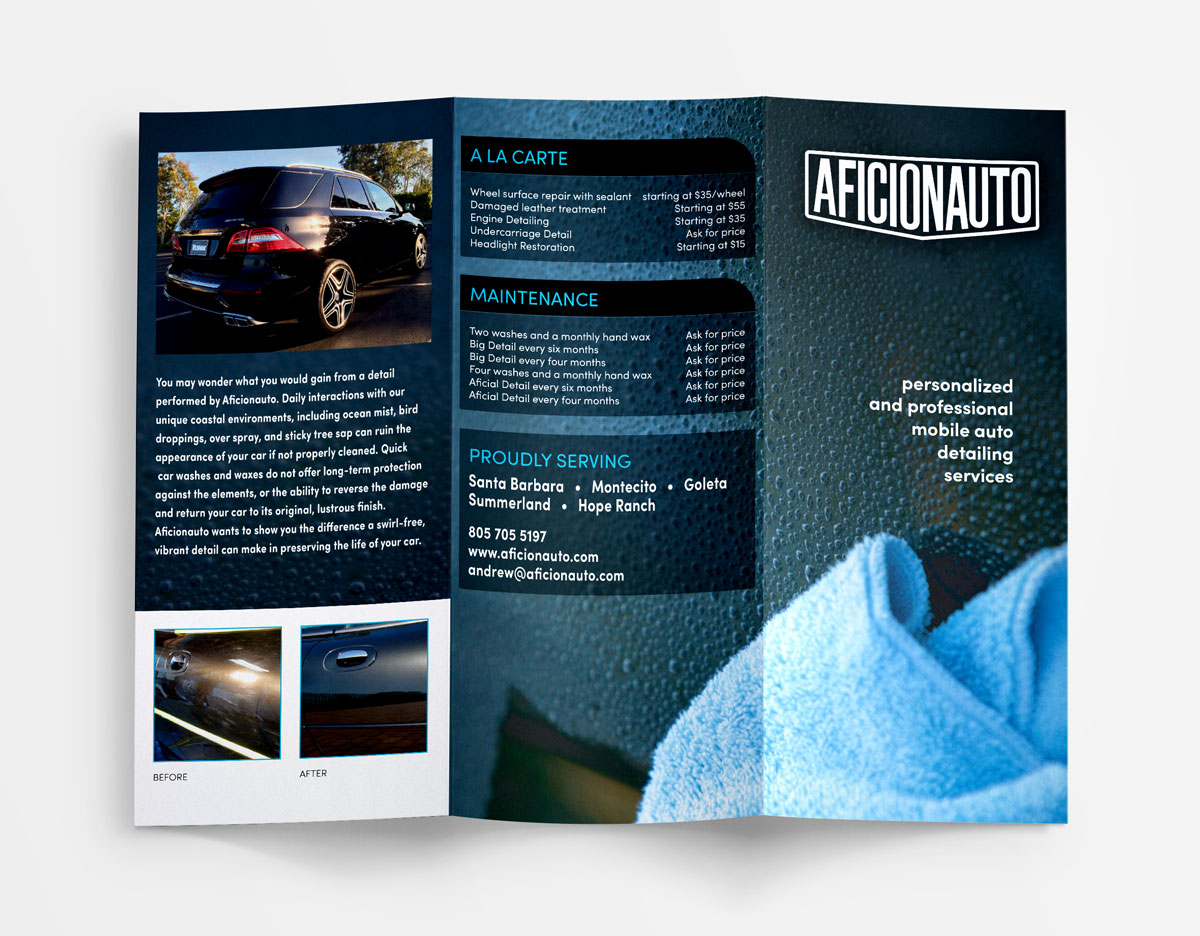 Aficionauto brochure Outside